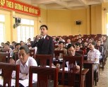 Huyện Văn Chấn và Trạm Tấu lấy ý kiến đóng góp luật đất đai sửa đổi