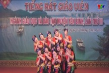 Liên hoan tiếng hát giáo viên huyện Yên Bình lần thứ 3