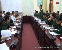 Đoàn công tác của Cục tác chiến - Bộ Tổng Tham mưu - Bộ Quốc phòng làm việc với tỉnh Yên Bái