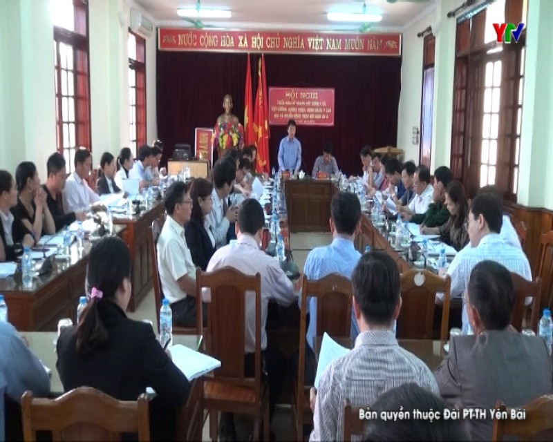 Huyện Trấn Yên bàn các giải pháp thực hiện chương trình xây dựng nông thôn mới