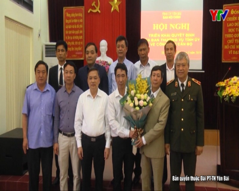 Đồng chí Nguyễn Văn Xa giữ chức Phó trưởng Ban Nội chính Tỉnh uỷ