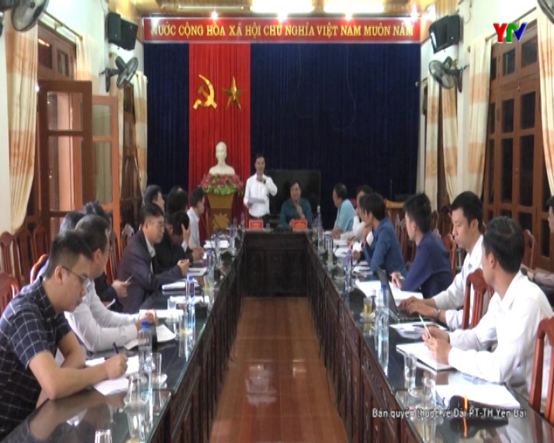 Kiểm tra tiến độ thành lập Bộ phận Phục vụ hành chính công tại huyện Mù Cang Chải