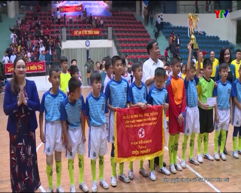 Huyện Văn Chấn giành chức vô địch Giải Bóng đá Nhi đồng cúp PT-TH Yên Bái năm 2019