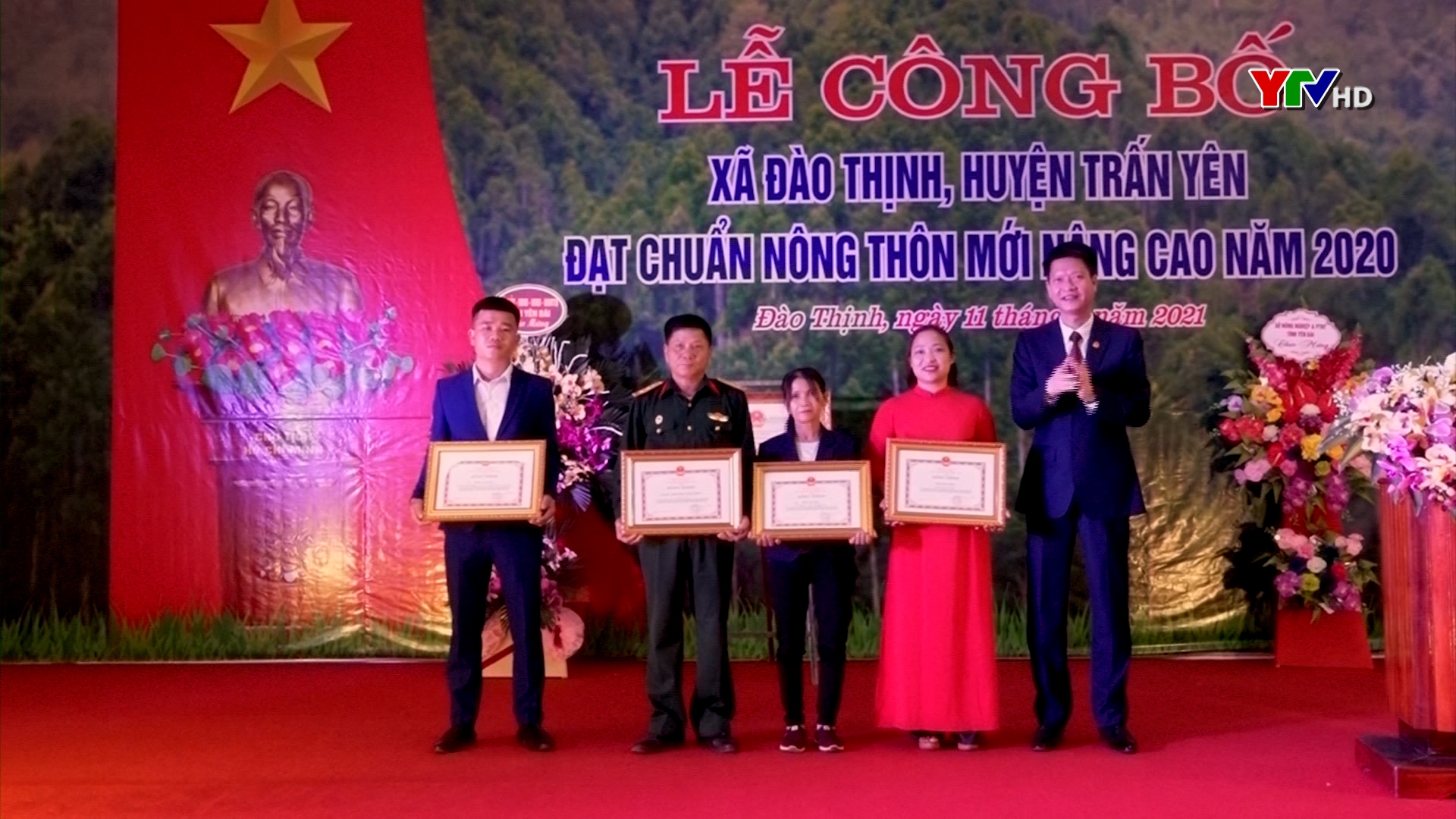 Xã Đào Thịnh, huyện Trấn Yên đạt chuẩn nông thôn mới nâng cao