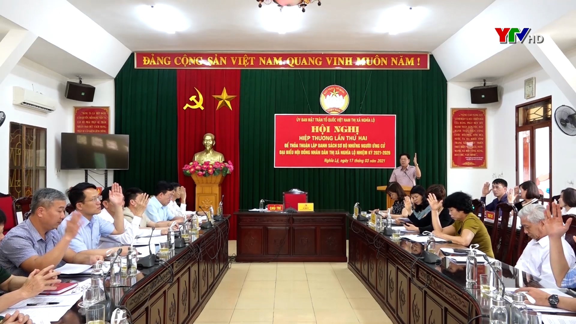 Ủy ban MTTQ thị xã Nghĩa Lộ tổ chức Hội nghị hiệp thương lần thứ hai