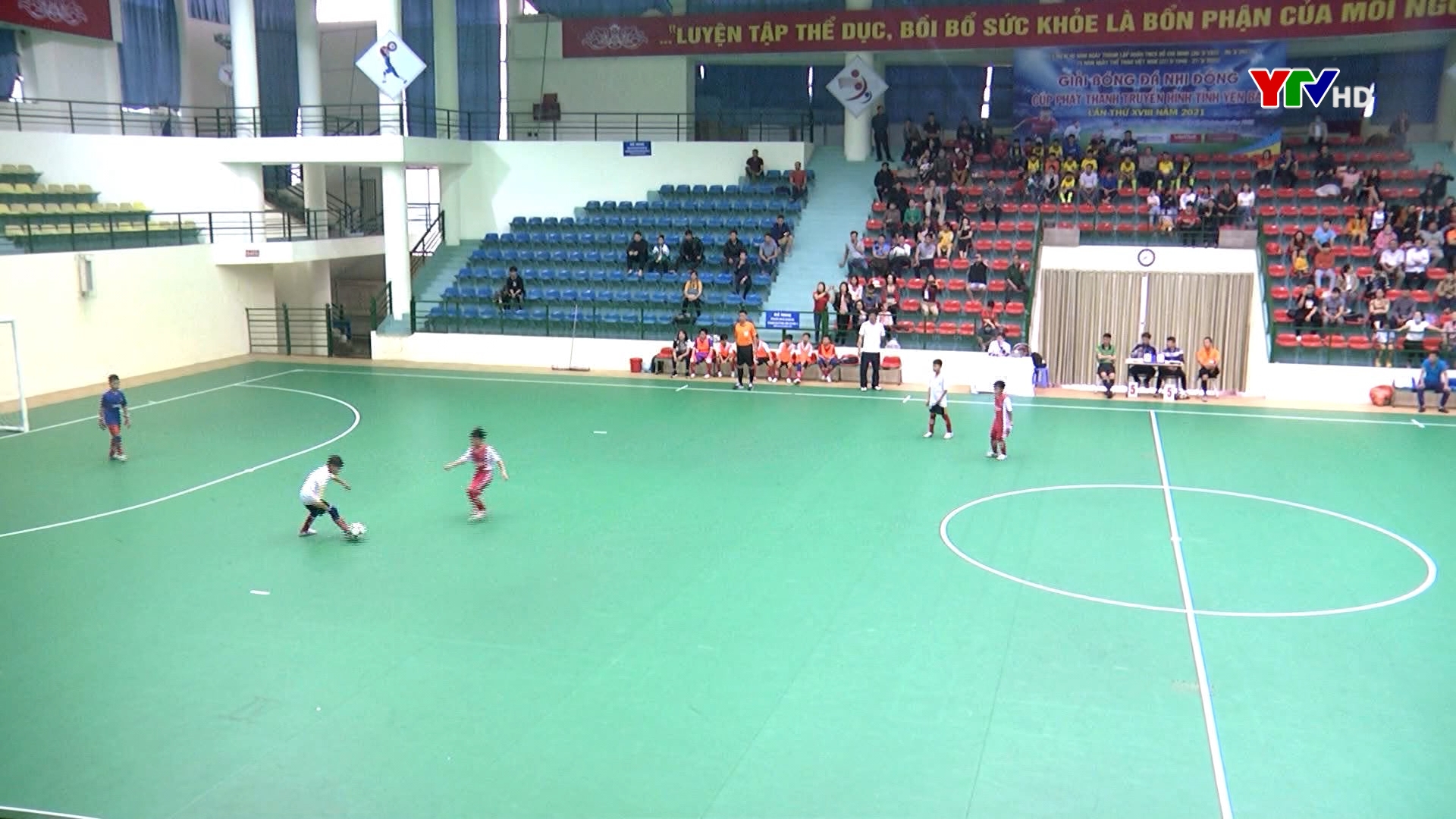 Hai đội bóng đá Nhi đồng huyện Lục Yên và Văn Yên vào chung kết Giải Bóng đá Nhi đồng cúp PT-TH Yên Bái năm 2021