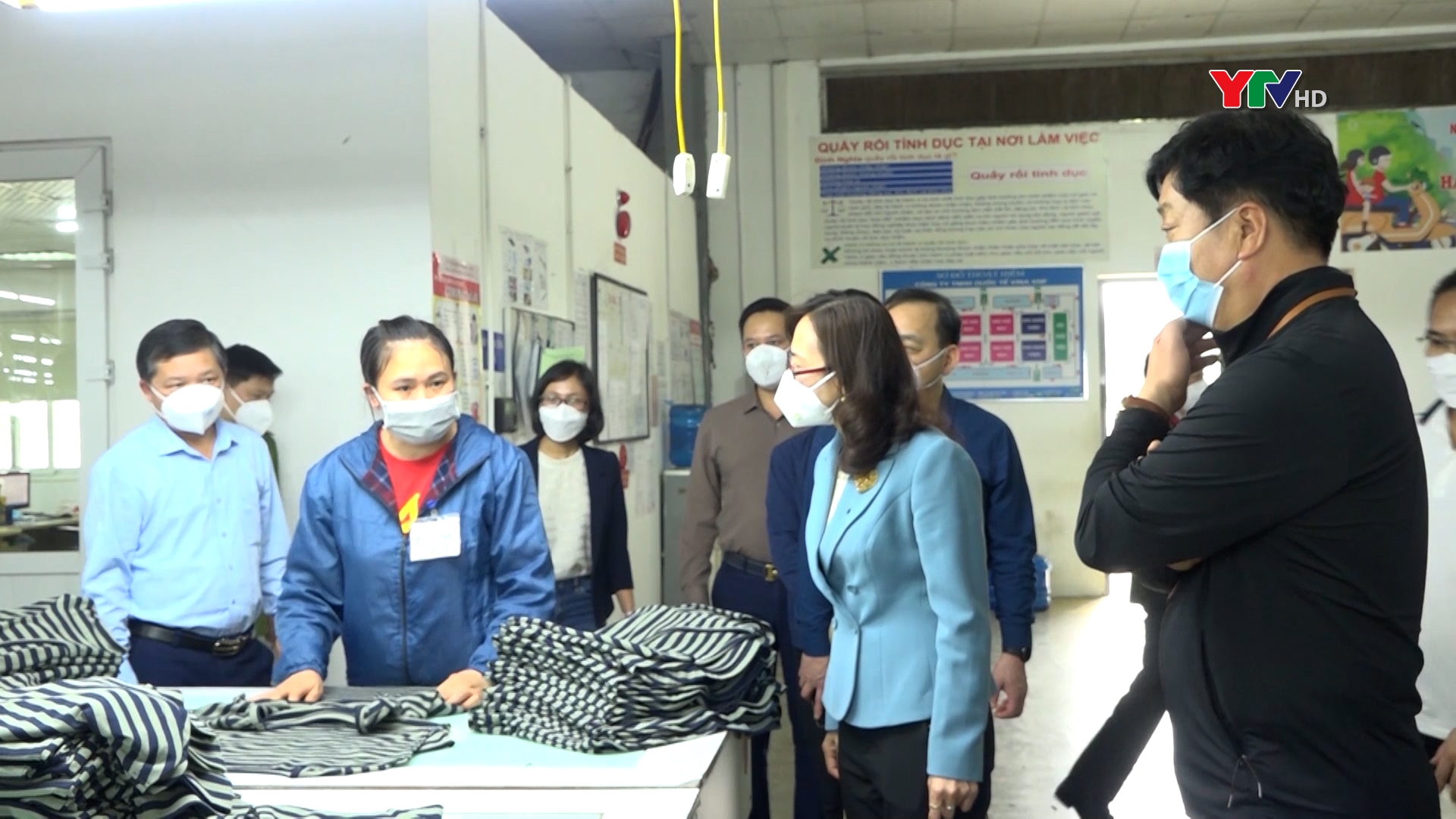 Ban Chỉ đạo phòng, chống dịch COVID - 19 tỉnh kiểm tra tại huyện Trấn Yên