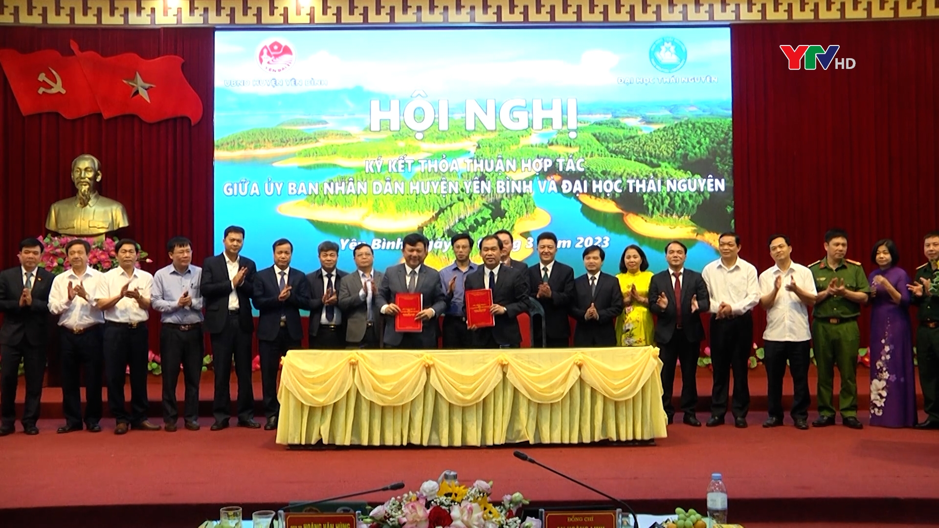 UBND huyện Yên Bình ký kết chương trình hợp tác với Đại học Thái Nguyên