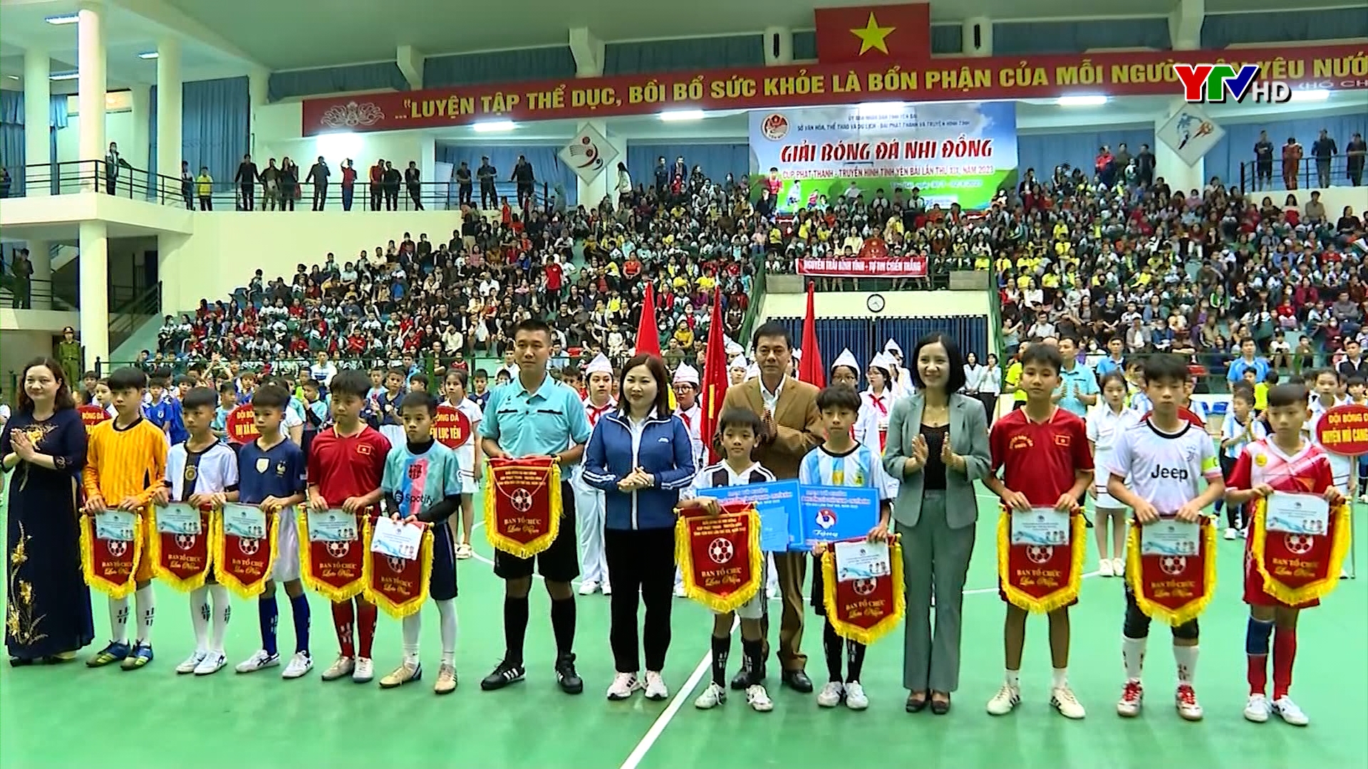 Khai mạc Giải Bóng đá Nhi đồng Cúp Phát thanh Truyền hình tỉnh Yên Bái lần thứ XIX năm 2023