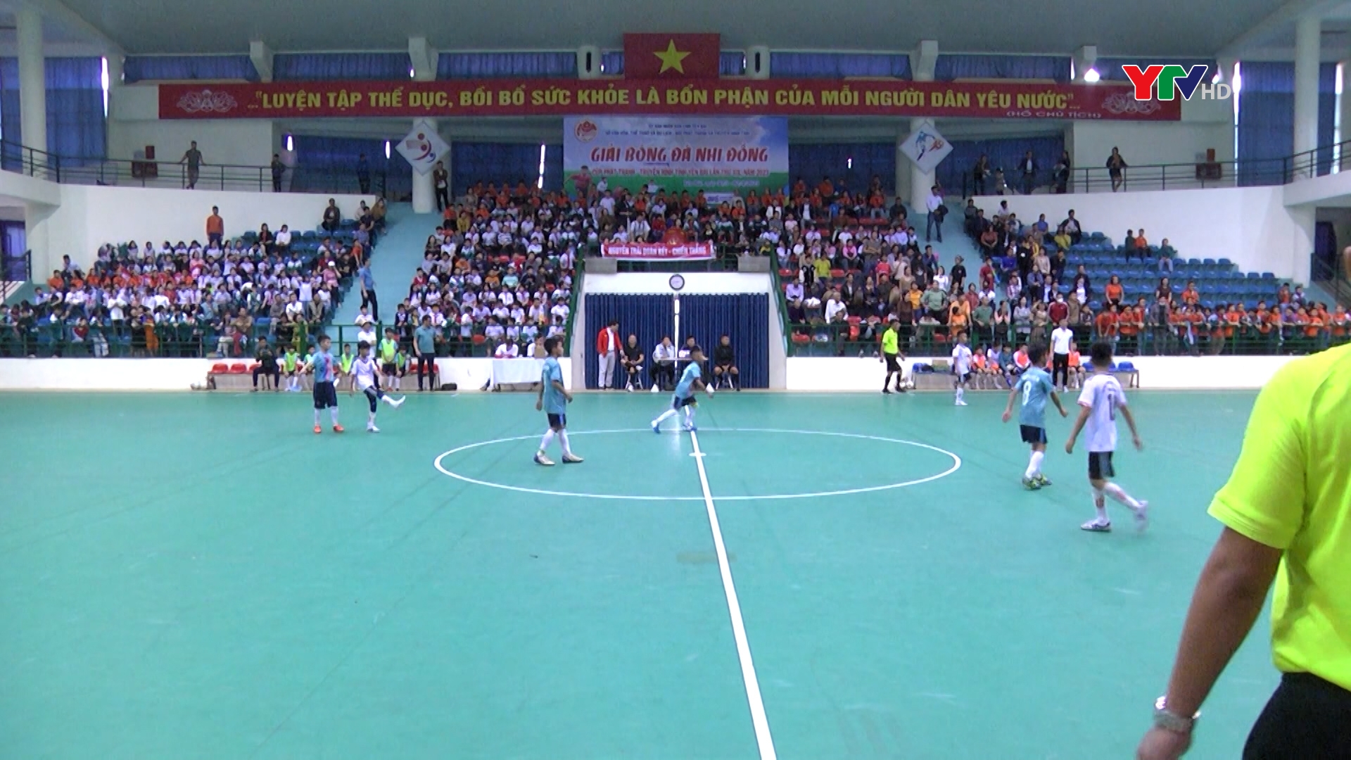 Nhiều bất ngờ hấp dẫn trong ngày thi đấu thứ 2 Giải Bóng đá Nhi đồng Cúp PT-TH tỉnh Yên Bái lần thứ XIX năm 2023