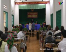 Tòa án nhân dân tỉnh  xét xử lưu động vụ án hình sự tại huyện Văn Chấn