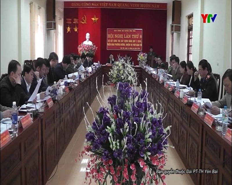 Hội nghị BCH Đảng bộ huyện Văn Yên lần thứ 8