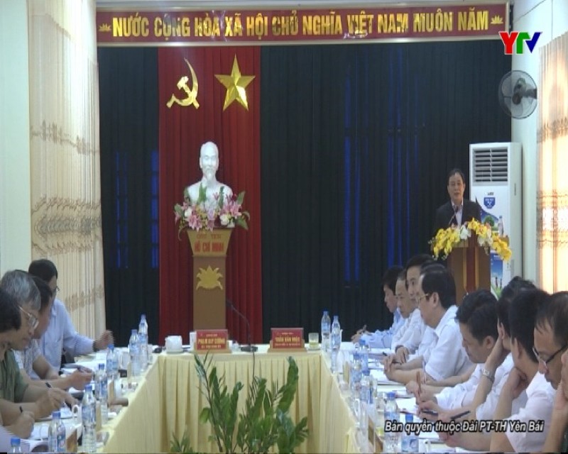Đồng chí Bí thư Tỉnh ủy Phạm Duy Cường làm việc tại huyện Văn Chấn