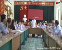Đồng chí Bí thư Tỉnh ủy Phạm Duy Cường thăm Trường mầm non, Tiểu học và THCS xã Chế Cu Nha huyện Mù Cang Chải.
