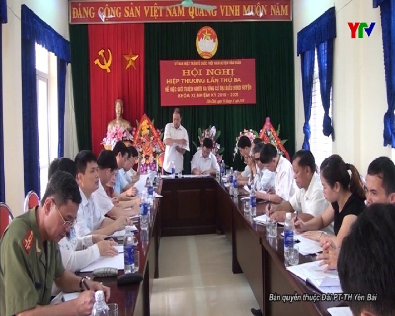 UB MTTQ huyện Văn Chấn và huyện Trạm Tấu tổ chức hội nghị hiệp thương lần thứ 3