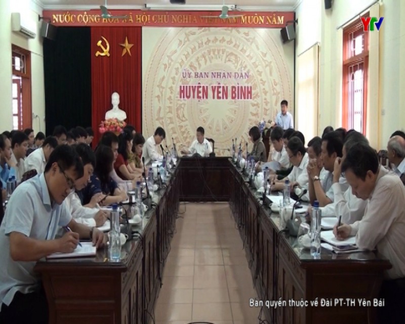 UBND huyện Yên Bình triển khai nhiệm vụ quý II năm 2018