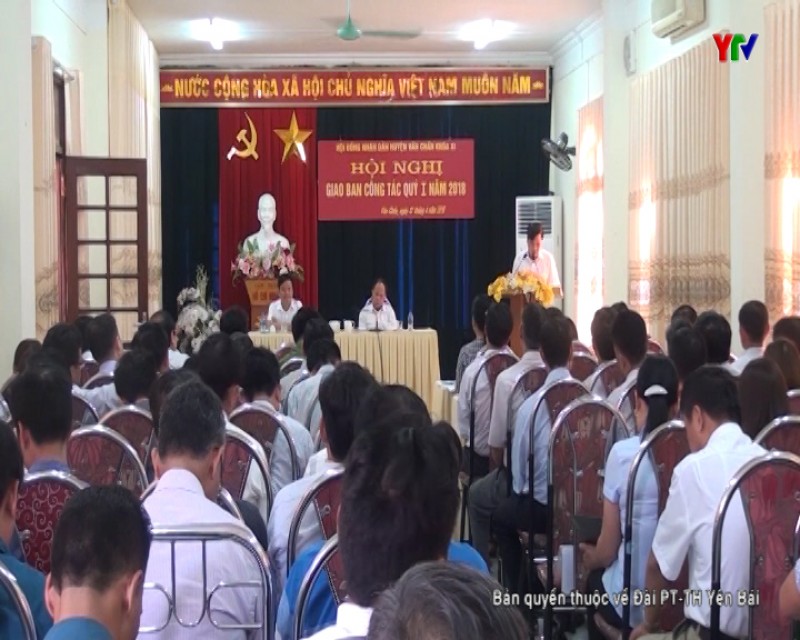 HĐND huyện Văn Chấn triển khai nhiệm vụ quý II năm 2018.
