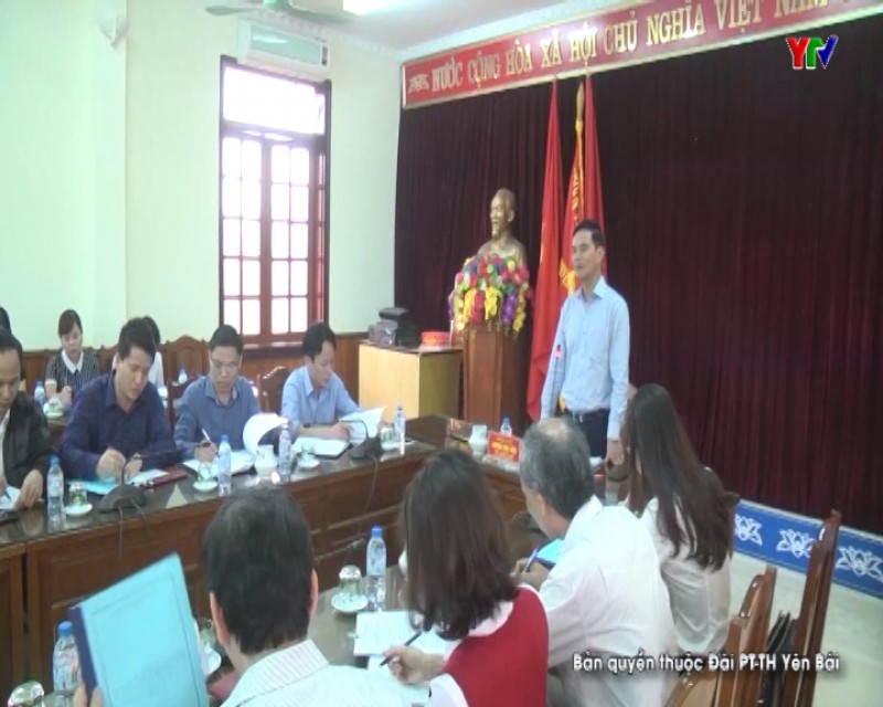 Đ/c Phó Chủ tịch UBND tỉnh Dương Văn Tiến làm việc tại huyện Trấn Yên
