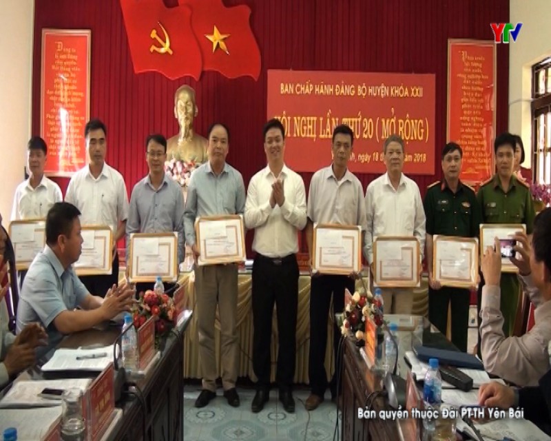 BCH Đảng bộ thị xã Nghĩa Lộ và huyện Yên Bình triển khai nhiệm vụ quý II/ 2018