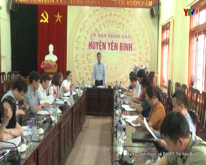 Đ/c Phó Chủ tịch UBND tỉnh Dương Văn Tiến làm việc tại huyện Yên Bình
