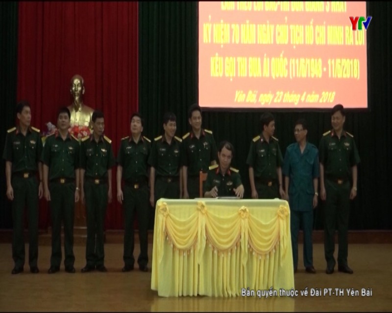 Bộ CHQS tỉnh Yên Bái phát động đợt thi đua đặc biệt
