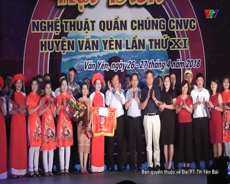 Huyện Văn Yên tổ chức thành công Hội diễn NTQC năm 2018