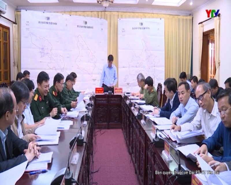 Triển khai nhiệm vụ diễn tập KVPT huyện Văn Yên, Văn Chấn và thành phố Yên Bái năm 2019