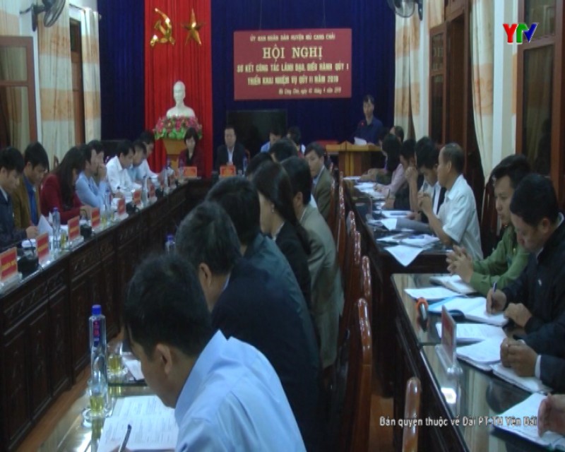 UBND huyện Mù Cang Chải triển khai nhiệm vụ quý II/2019