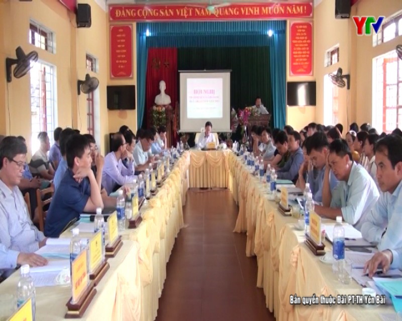 Hội nghị thẩm định kết quả thực hiện xây dựng NTM tại xã Lâm Giang, huyện Văn Yên