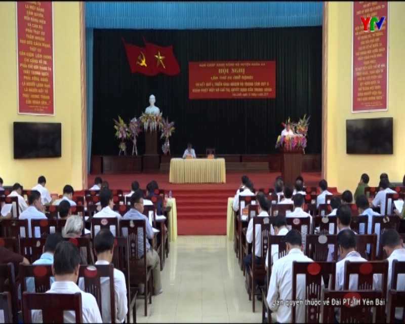 Đảng bộ huyện Văn Chấn  triển khai nhiệm vụ quý II năm 2019