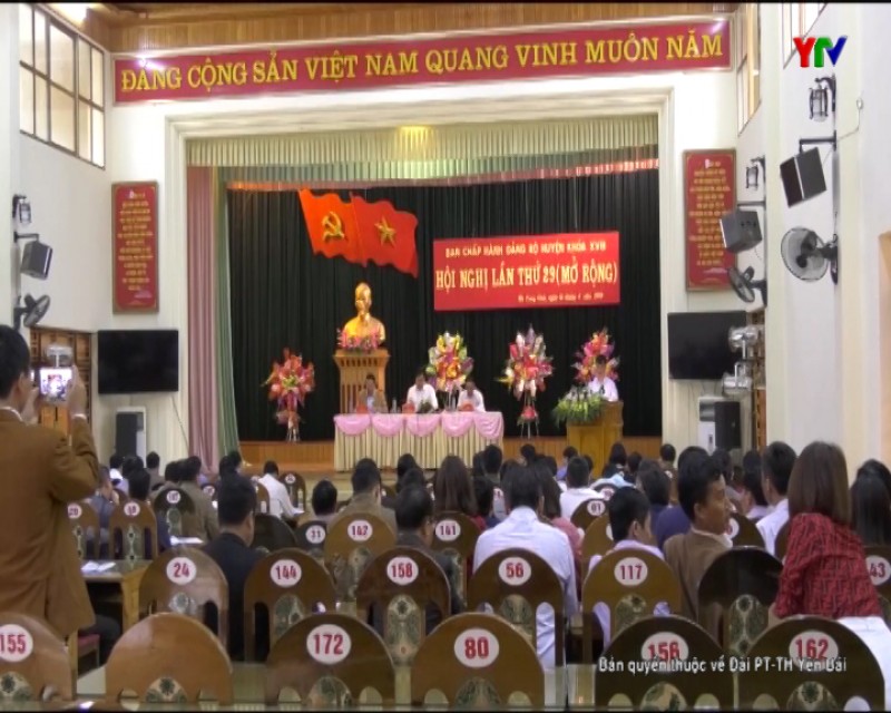 Đảng bộ huyện Mù Cang Chải triển khai nhiệm vụ quý II năm 2019