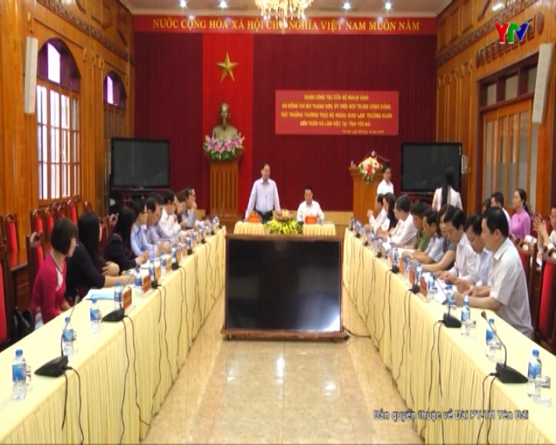 Thứ trưởng Thường trực Bộ Ngoại giao Bùi Thanh Sơn thăm và làm việc tại tỉnh Yên Bái