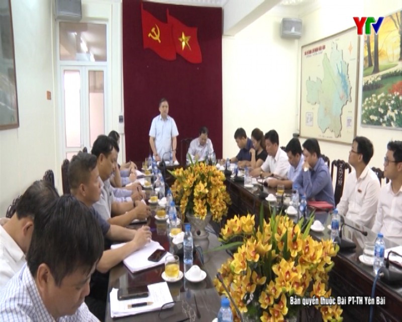 Đoàn ĐBQH tỉnh làm việc với Ngân hàng Nhà nước chi nhánh tỉnh Yên Bái về kết quả điều hành chính sách tiền tệ