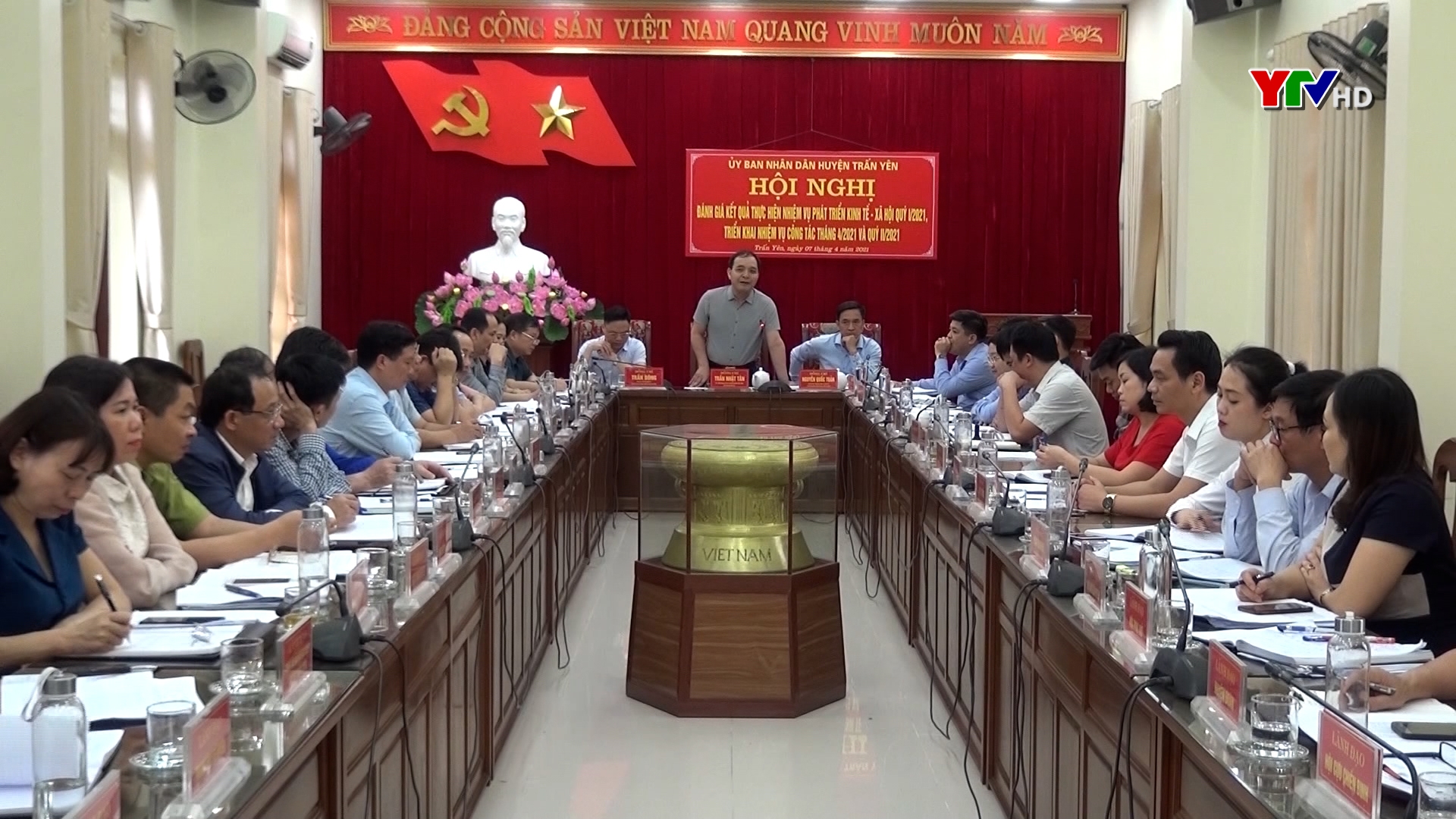UBND huyện Trấn Yên triển khai nhiệm vụ quý 2/2021