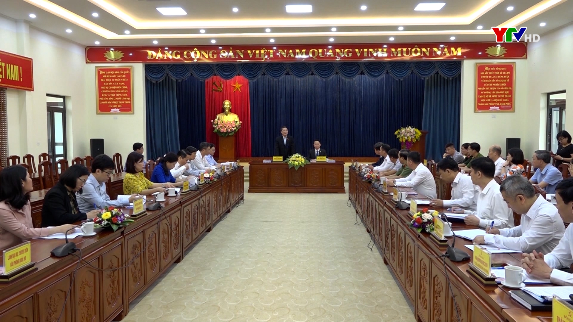 Đoàn giám sát, kiểm tra của Ủy ban Thường vụ Quốc hội, Hội đồng Bầu cử Quốc gia làm việc tại tỉnh Yên Bái