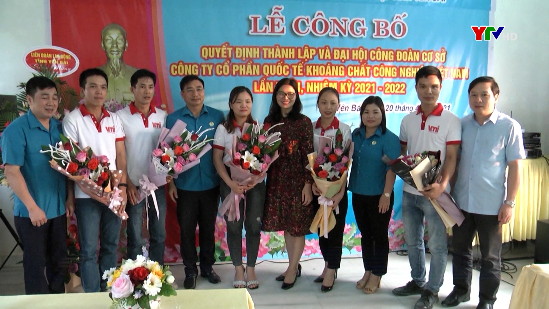 Thành lập công đoàn cơ sở Công ty CP Khoáng chất công nghiệp Việt Nam