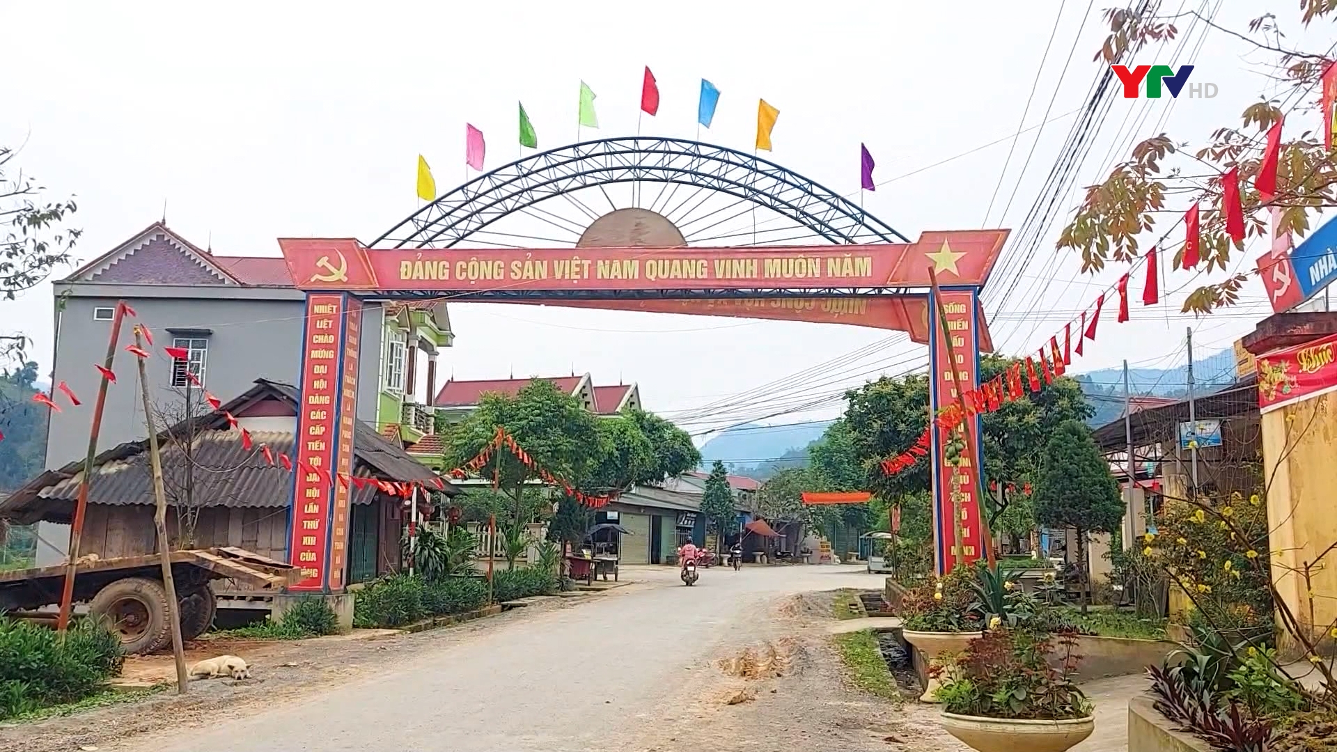 Xã Hưng Thịnh, huyện Trấn Yên phấn đấu trở thành xã nông thôn mới nâng cao.