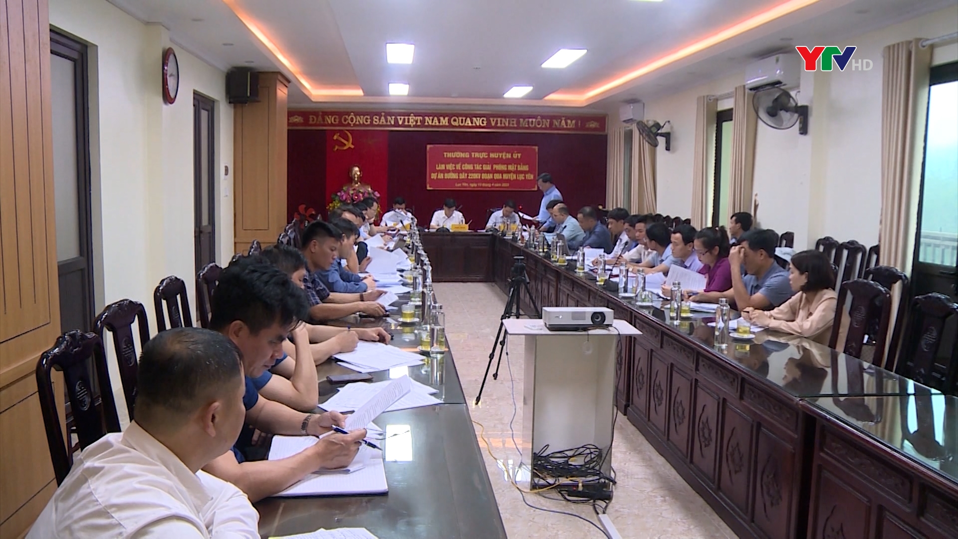 Lục Yên làm tốt công tác giải phóng mặt bằng Dự án đường dây 220kv đi qua huyện