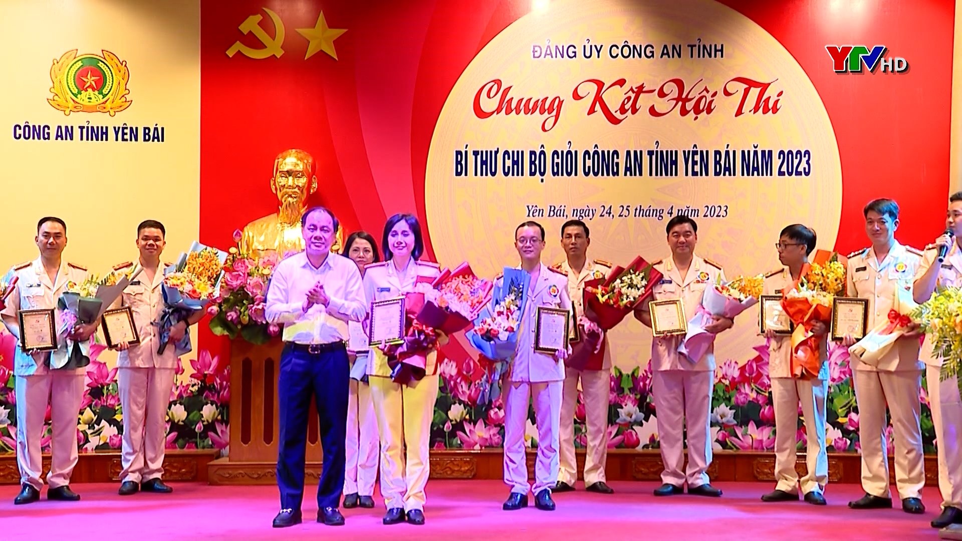 Chung kết Hội thi Bí thư chi bộ giỏi Công an tỉnh Yên Bái năm 2023: Trao giải cho các thí sinh xuất sắc