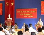 Đoàn Đại biểu quốc hội tỉnh Yên Bái tiếp xúc cử tri tại huyện Văn Yên