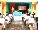 Đoàn ĐBQH khóa 13 tỉnh Yên Bái tiếp xúc cử tri tại Thị xã Nghĩa Lộ