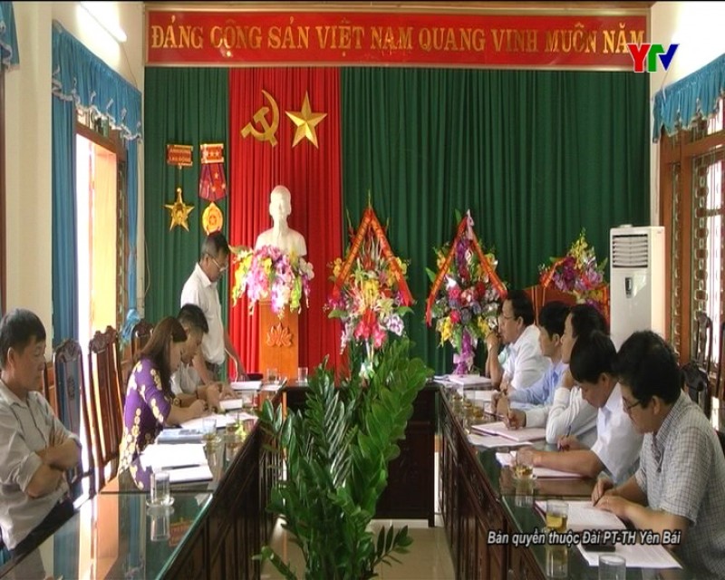 Đoàn công tác của UBMTTQ tỉnh kiểm tra công tác chuẩn bị bầu cử tại huyện Mù Cang Chải