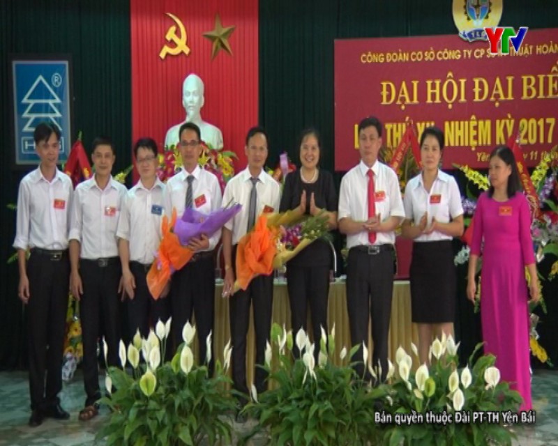 Công đoàn Công ty CP sứ KT Hoàng Liên Sơn tổ chức thành công đại hội lần thứ 12
