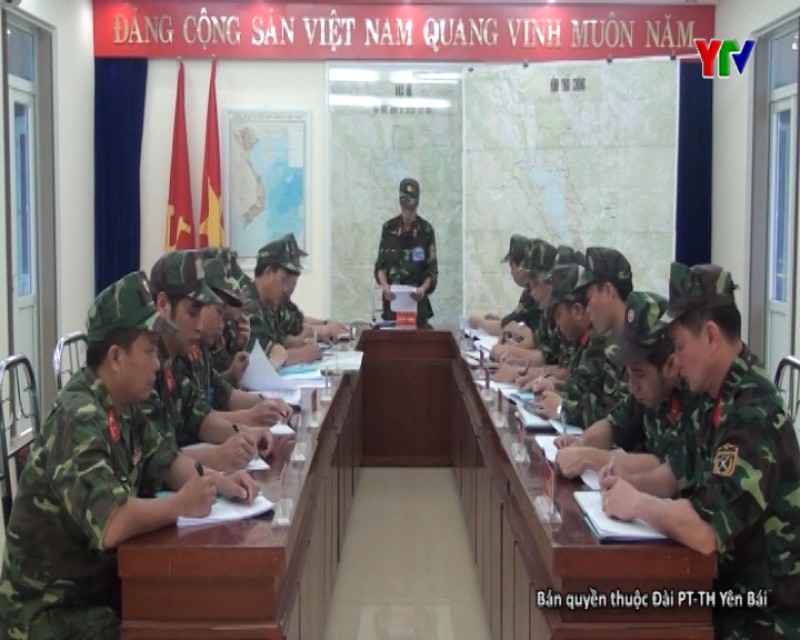 Huyện Yên Bình thực hành diễn tập khu vực phòng thủ năm 2017