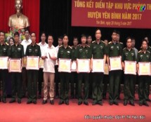 Huyện Yên Bình rút kinh nghiệm diễn tập khu vực phòng thủ năm 2017