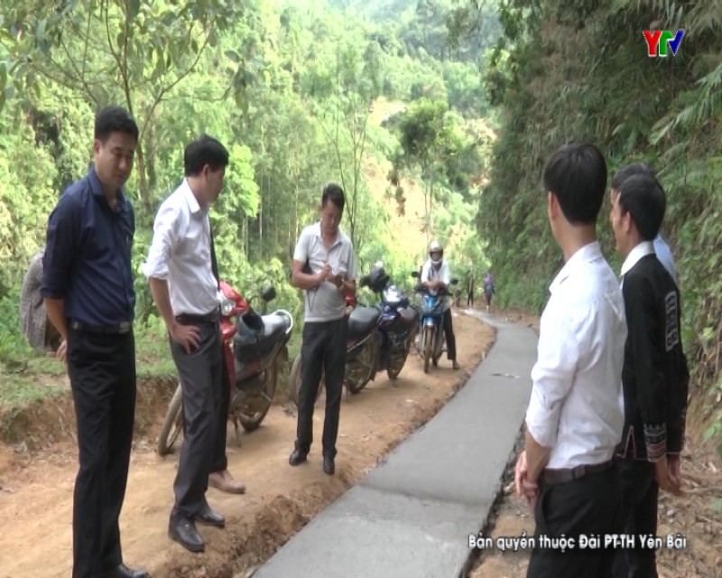Huyện Văn Yên huy động nguồn lực làm đường giao thông nông thôn