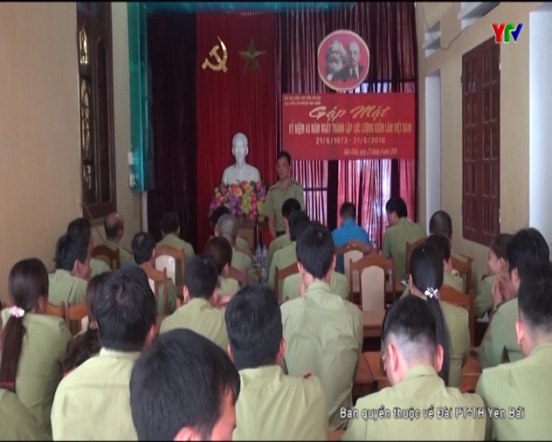 Hạt Kiểm lâm huyện Văn Chấn tổ chức tọa đàm nhân kỷ niệm 45 năm Ngày thành lập ngành