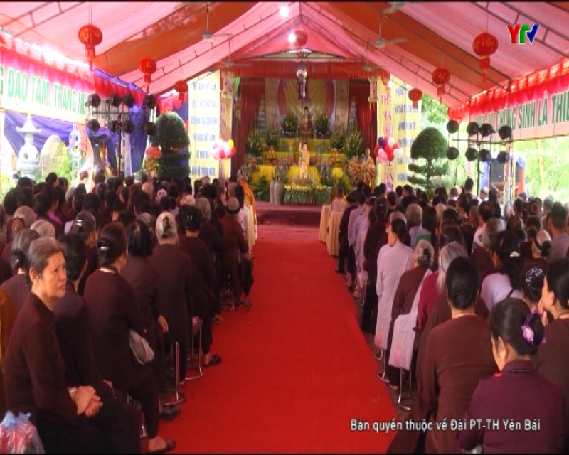 Chùa Minh Pháp - TP Yên Bái tổ chức Đại lễ Phật đản