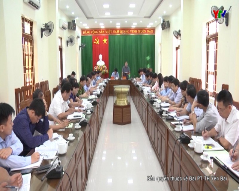 Đoàn kiểm tra của BCĐ TW thực hiện Nghị quyết TW 7 khoá X  làm việc tại huyện Trấn Yên