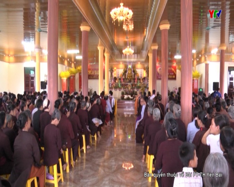 Chùa Đại An, xã An Thịnh, huyện Văn Yên tổ chức Đại lễ Phật đản
